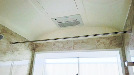 ユニットバス交換と浴室暖房設置で快適お風呂タイム